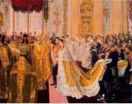Tuxen Laurits Wedding of Nicholas II and Grand Princess Alexandra Fyodorovna  - Hermitage